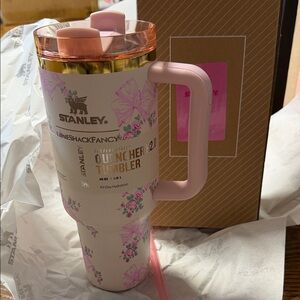 Stanley LoveShackFancy Pink Floral Tumbler